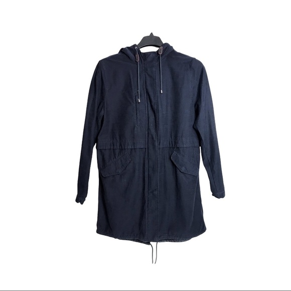 NWT Levis Women’s Field Military Jacket Navy Blue - Picture 12 of 16